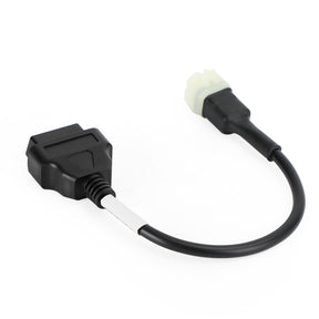 OBD2 6 Pin Diagnostic Plug Adapter For Kawasaki Motorcycle Scooter ATV Cable Generic