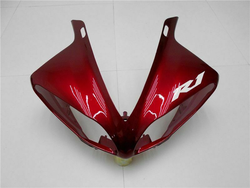 Amotopart 2009–2011 YZF R1 Yamaha Verkleidung Rot Schwarz Kit