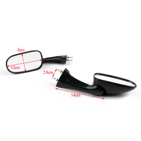 Pair Rearview Mirrors Fit for Honda CBR 250 400 NSR 250 SE SP VFR RVF 400 87-97 Generic