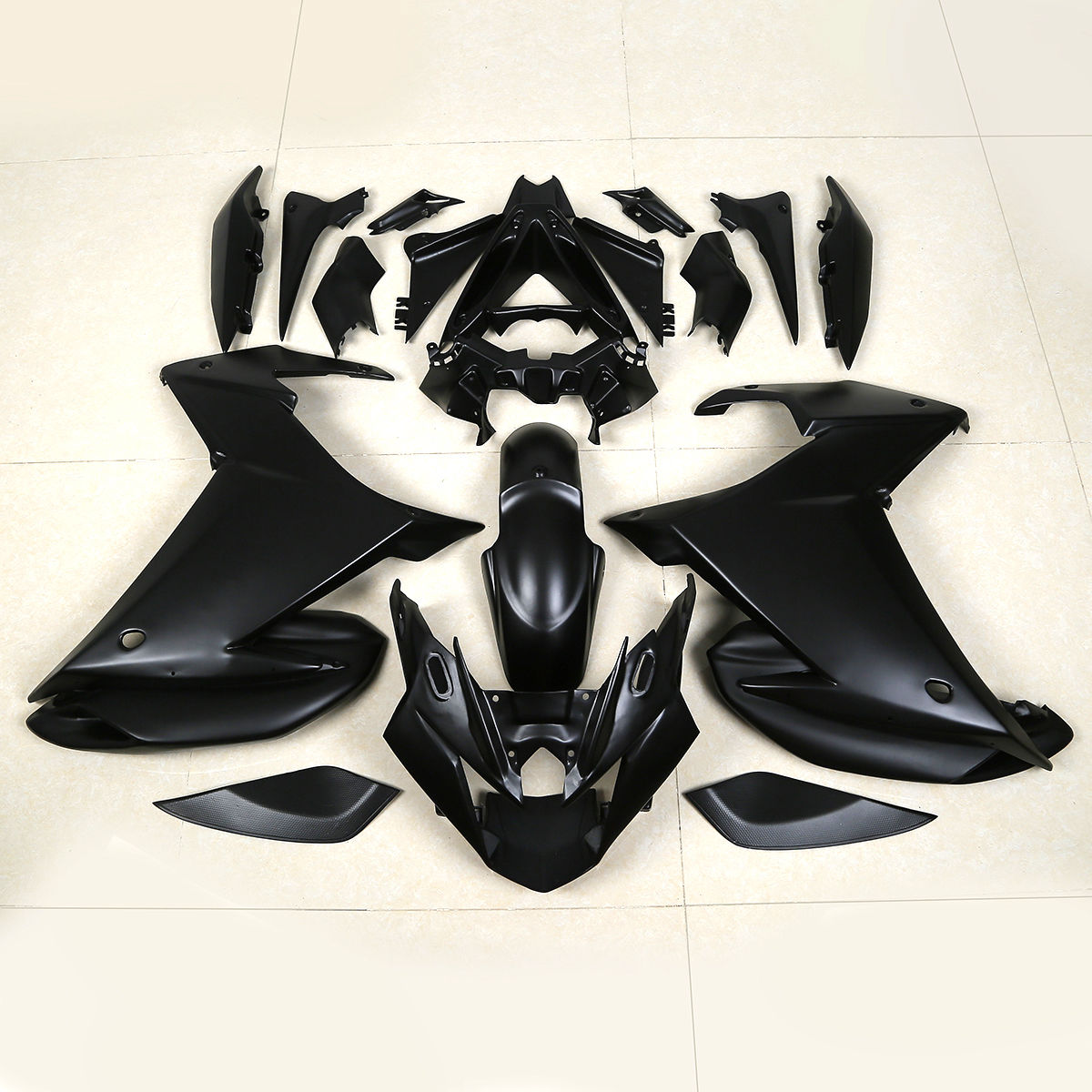 Amotopart2009-2015 Yamaha FZ6R 
Kit de carénage noir mat