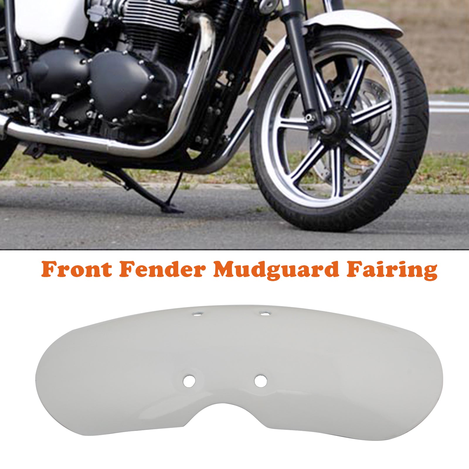 Front Fender Mudguard For Bonneville T100 Scrambler Thruxton 2001-2016 Generic