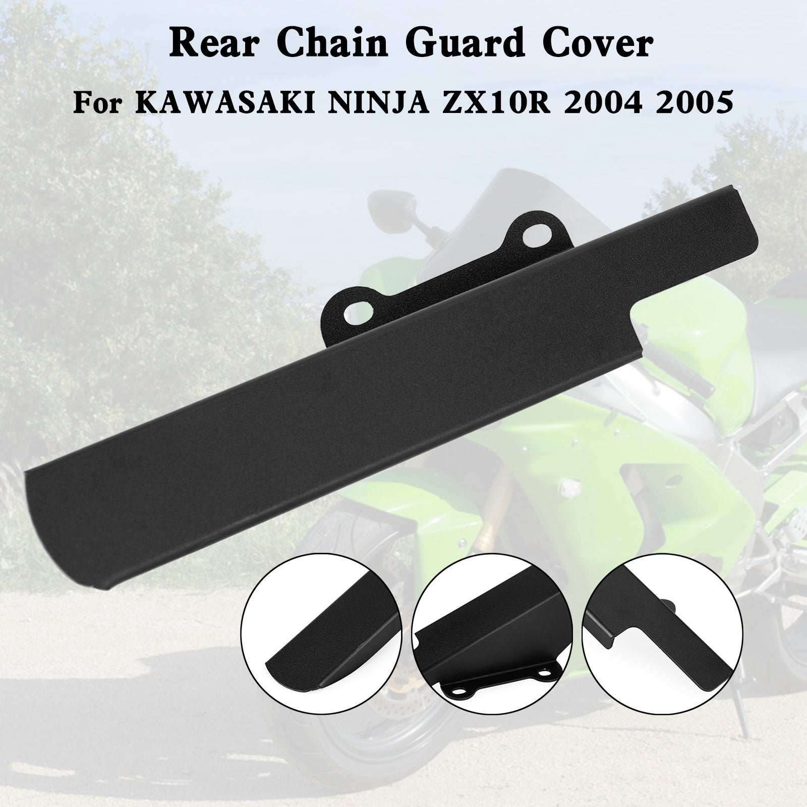 Couvercle de protection de chaîne de pignon, pour KAWASAKI NINJA ZX-10R ZX10R 2004 2005 générique