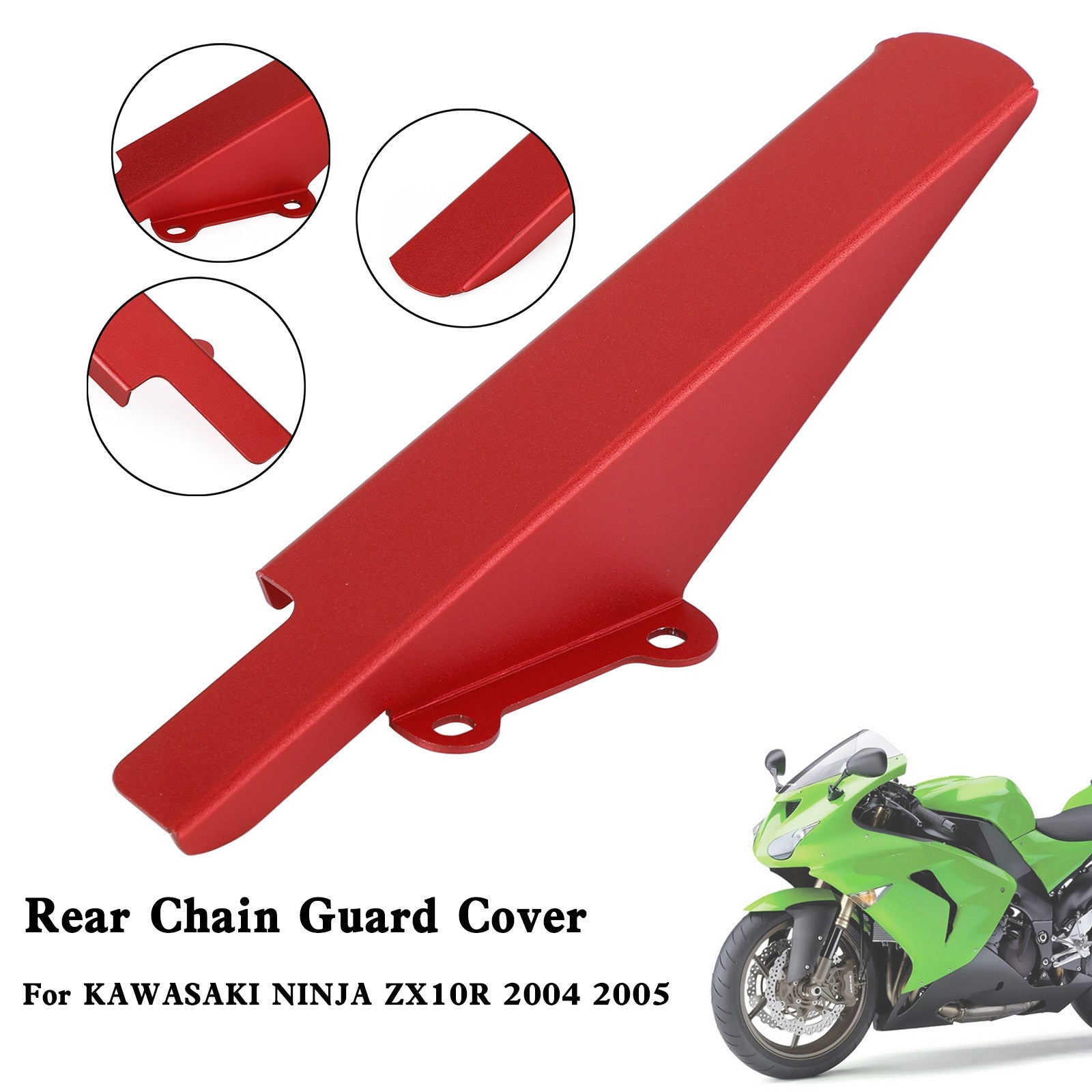 Couvercle de protection de chaîne de pignon, pour KAWASAKI NINJA ZX-10R ZX10R 2004 2005 générique