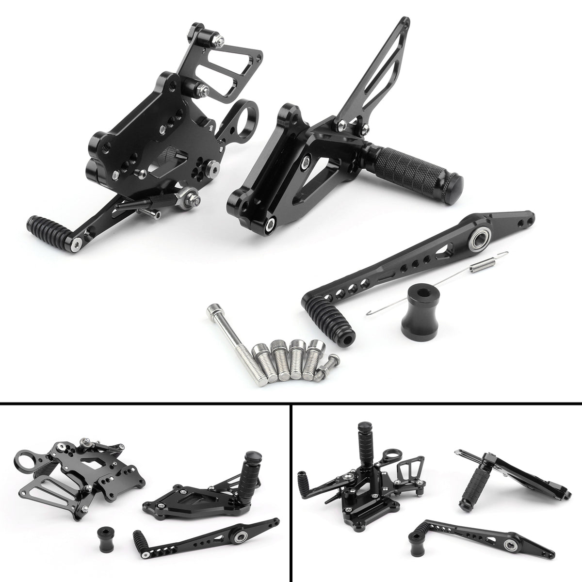15-17 BMW S1000RR Motorcycle CNC Footrests Rear Sets Foot Pegs