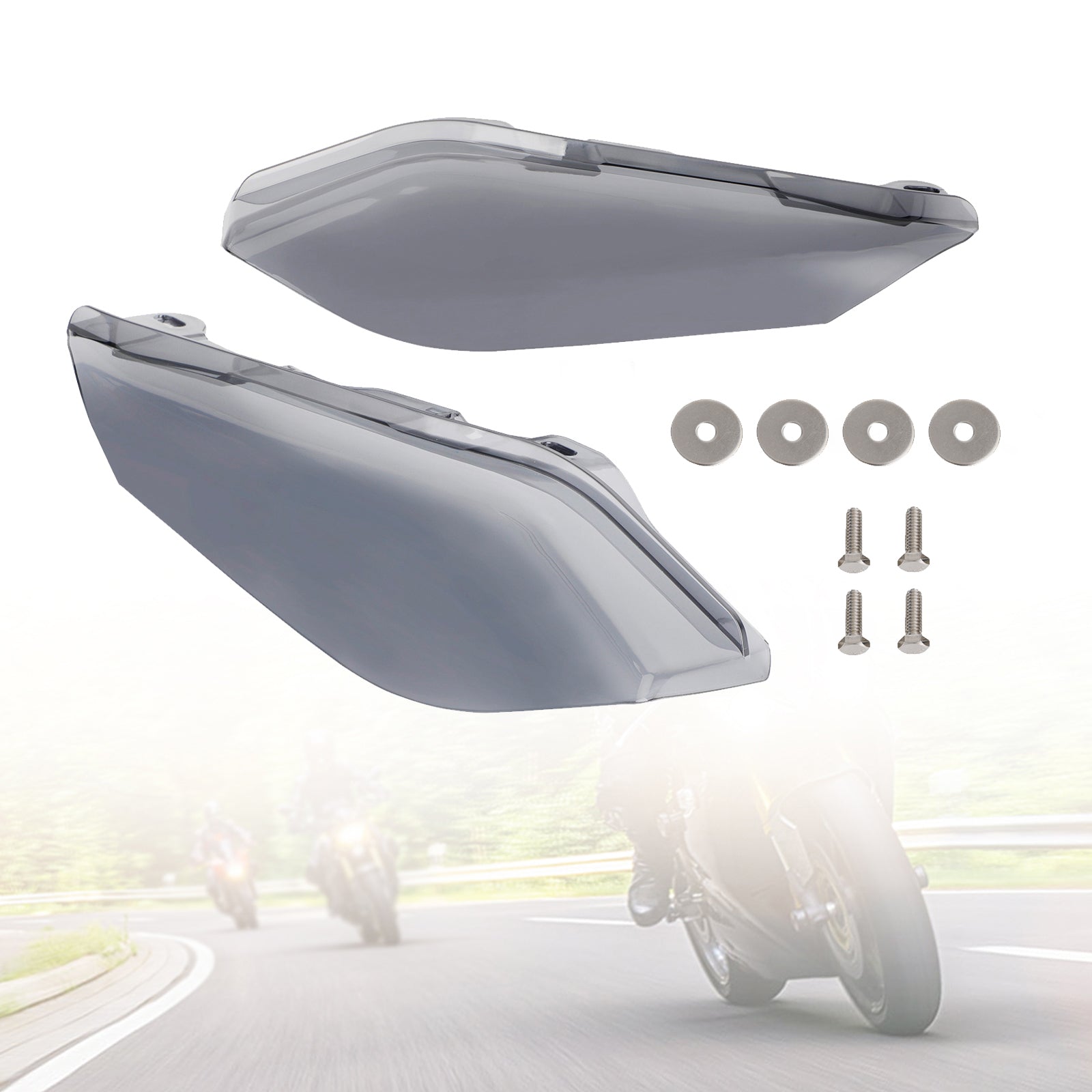 Protector embellecedor deflector de calor de aire de marco medio apto para modelos Touring y Trike 09-16