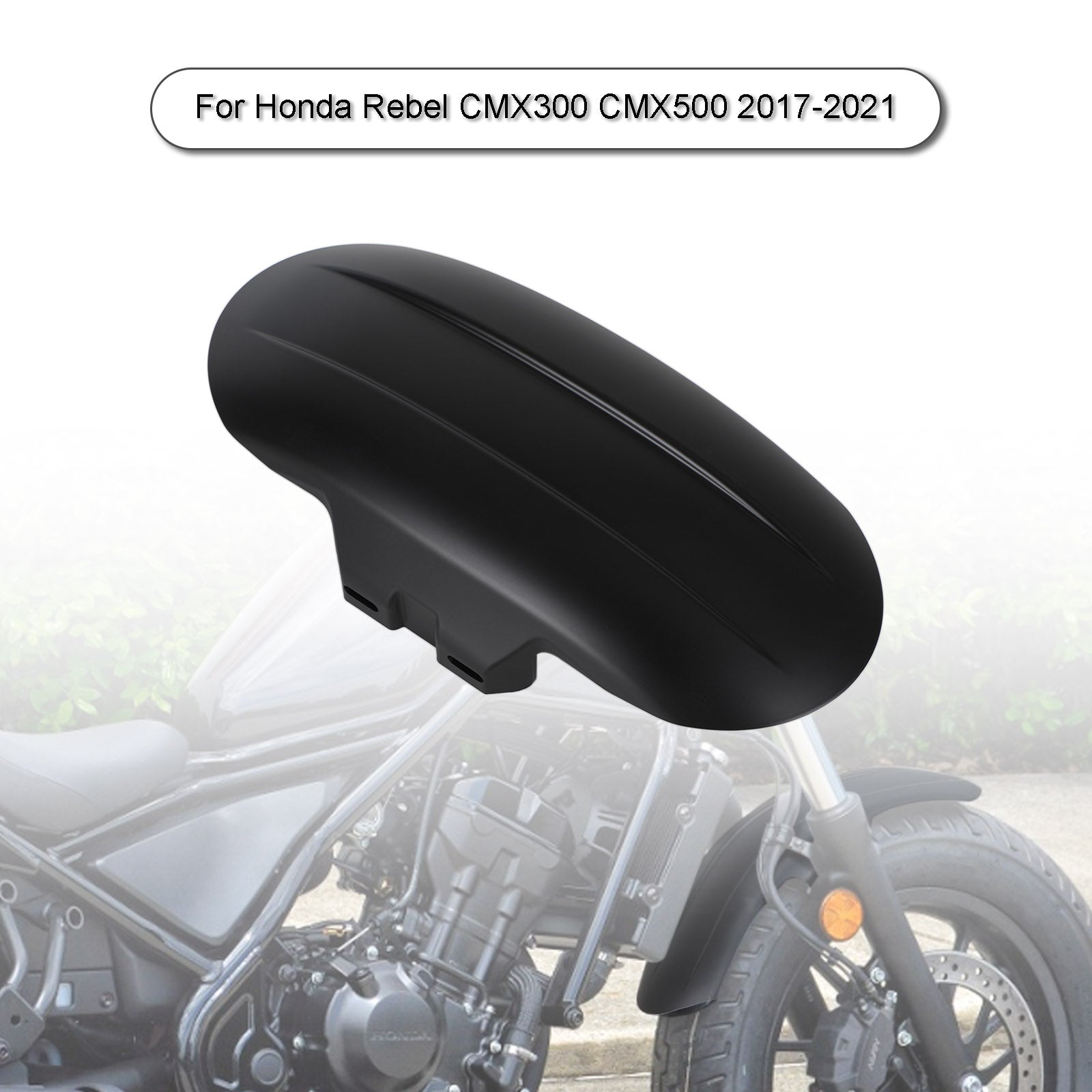 フロントフェンダーフェアリングタイヤラッパーホンダ反乱 CMX 300 500 2017-2021 汎用