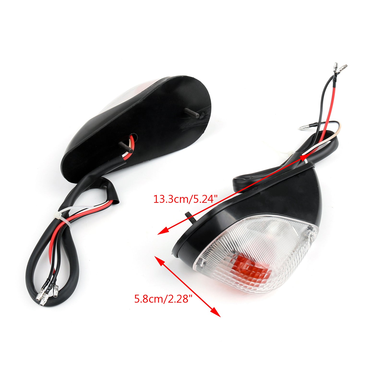 Clear Front Turn Signals For Kawasaki Ninja EX 250 1988-2007 Generic