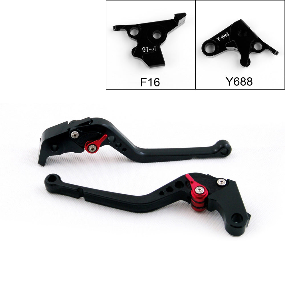 Yamaha Racing Brake Clutch Levers Fit For Yamaha FZ6 FAZER 04-10 XJ6 DIVERSION 09-15 FZ8 11-15 Black