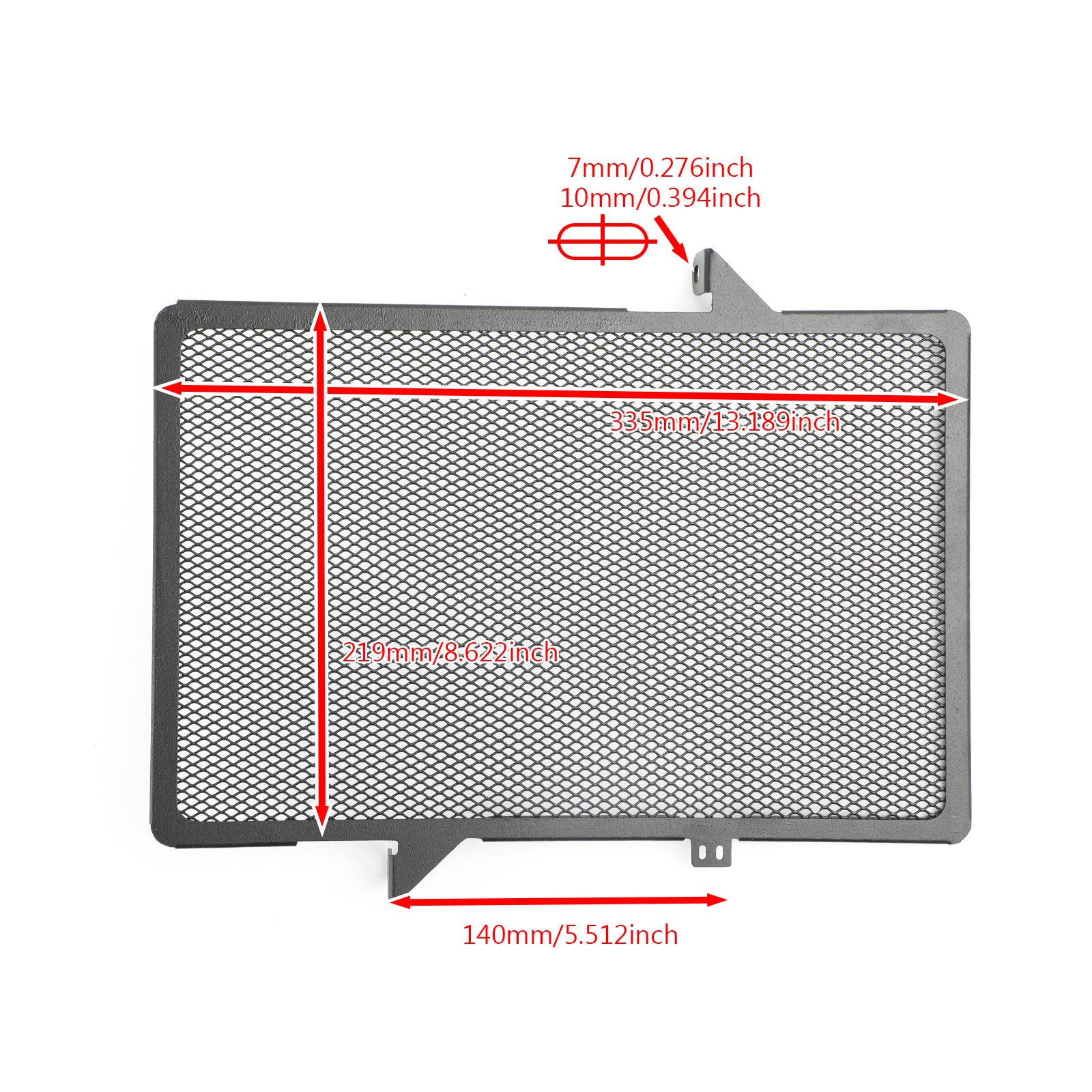 Protection de radiateur en aluminium noir pour Honda CB650F CB650R CBR650 14-2019 générique