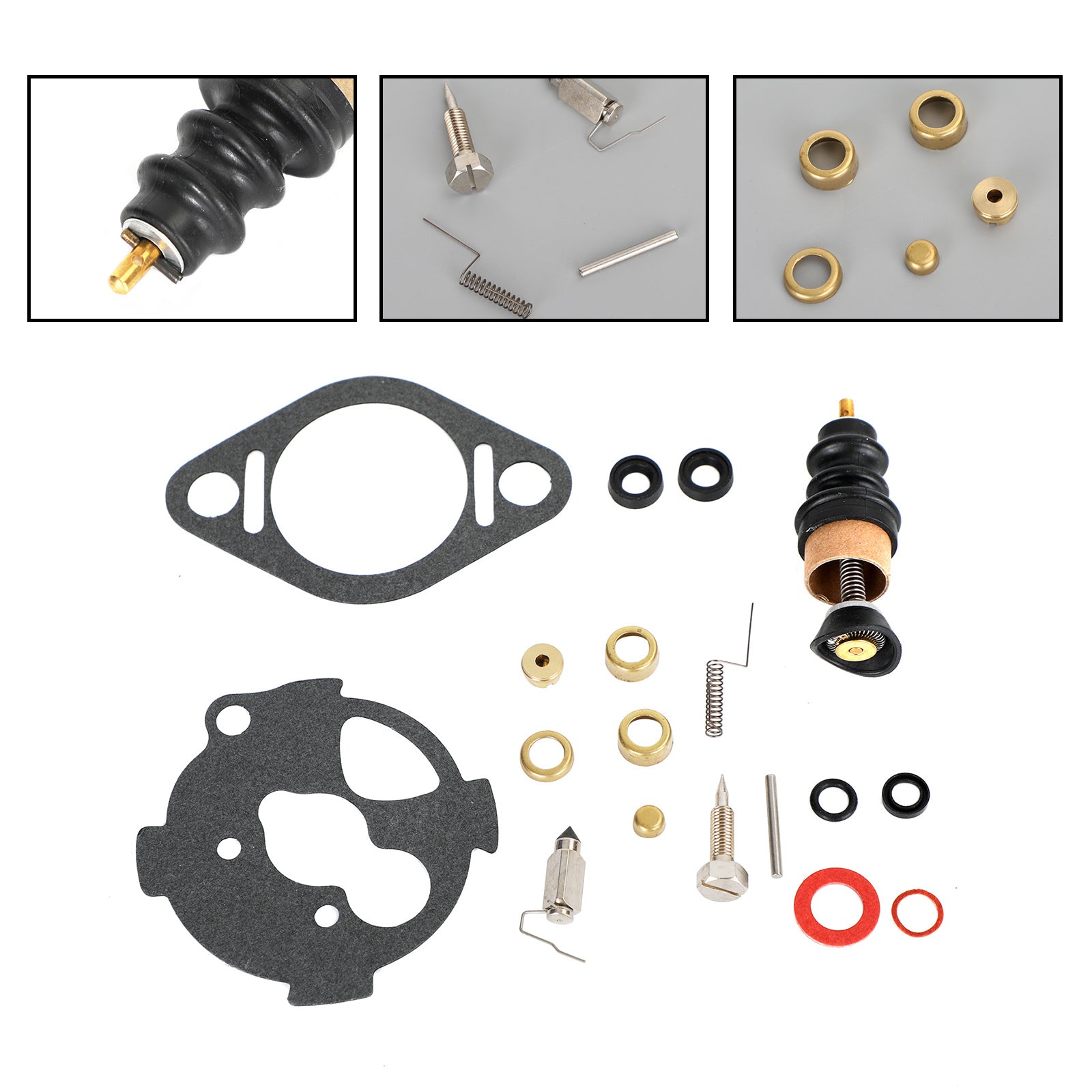 Kit de reconstruction de carburateur adapté aux modèles FL FX XL pré-1976 36 mm 38 mm 40 mm 27132-71 générique