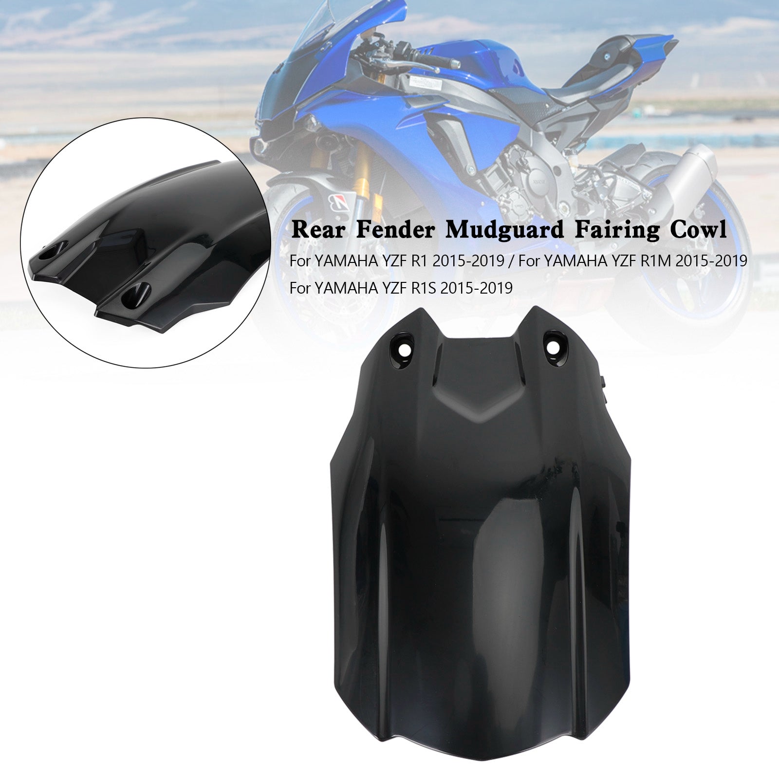 Capot de carénage de garde-boue arrière pour YAMAHA YZF-R1 YZF R1M R1S 2015 – 2019