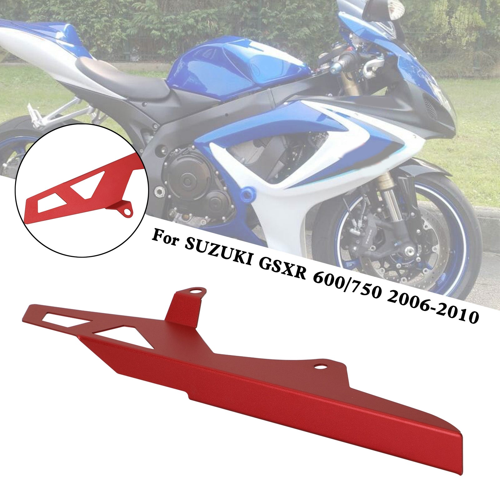 Sprocket Chain Guard Protector Cover For SUZUKI GSXR 600/750 2006-2010