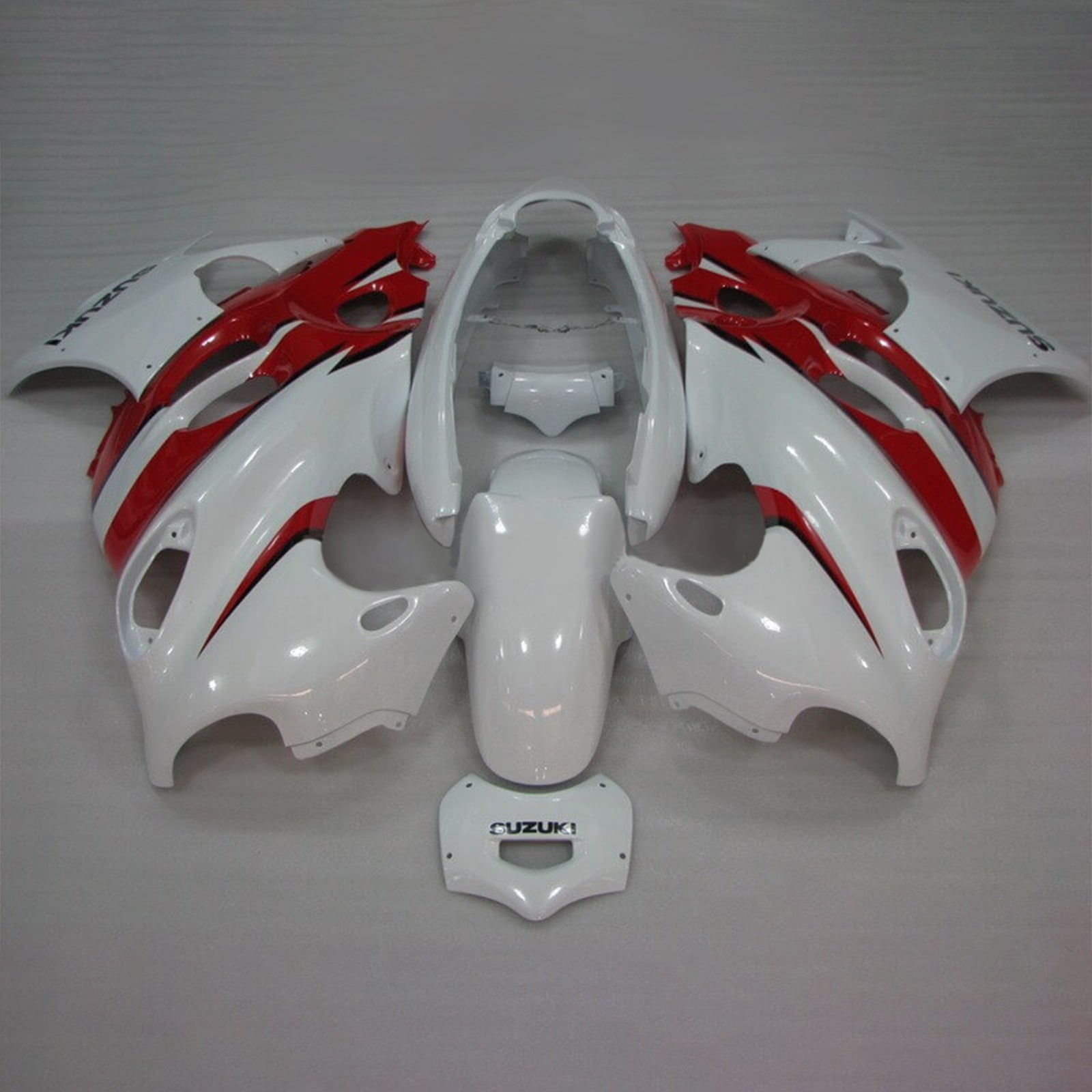 Amotopart Suzuki 1998-2006 Katana GSXF600/750 White Red Fairing Kit