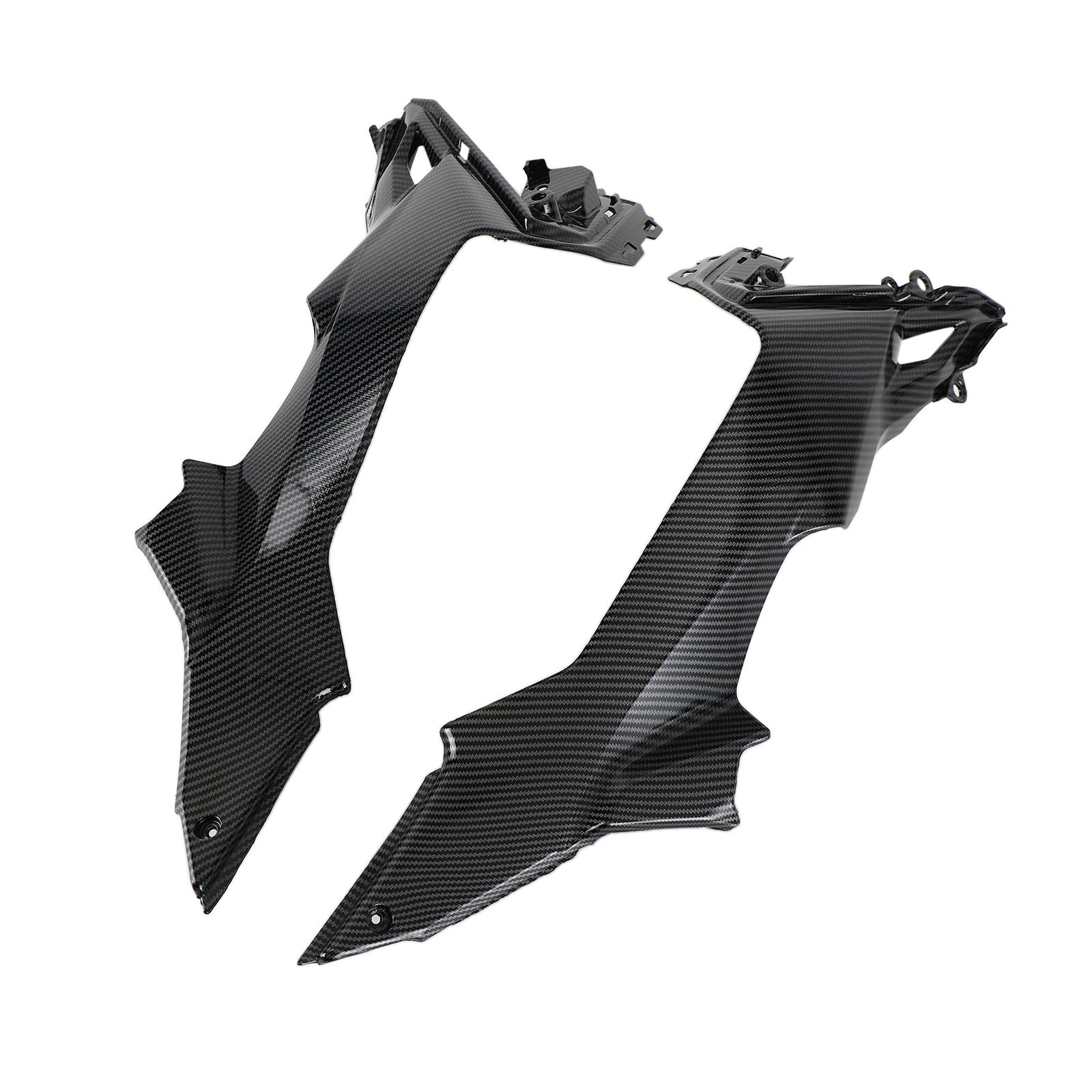 Carbon Tank Side Cover panel Trim fairing Fit For Kawasaki Z650 2017-2020 Generic