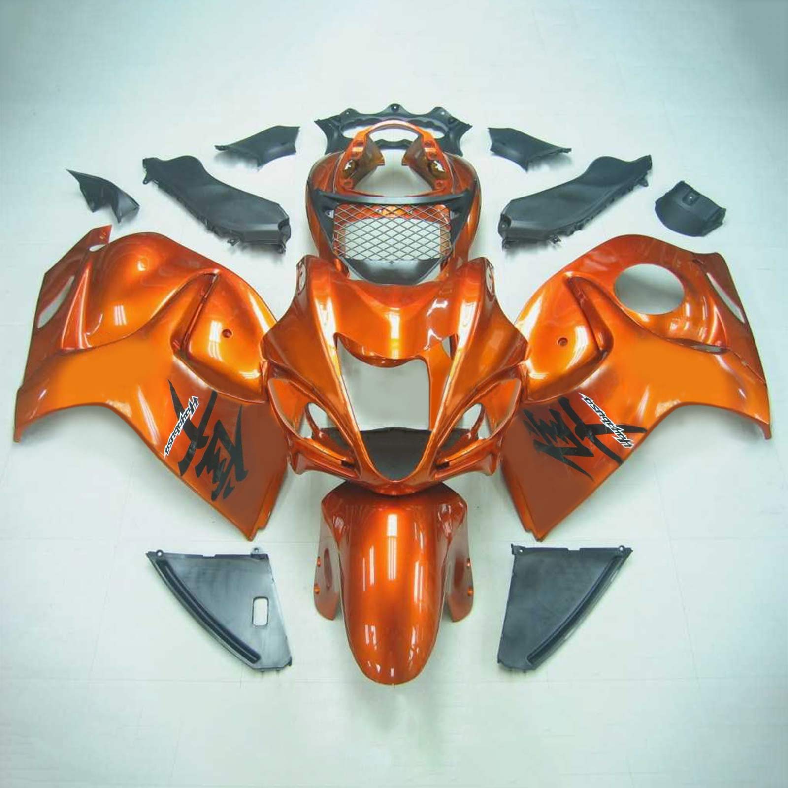 Amotopart 2008-2020 Suzuki Hayabusa GSX1300R Fairing Gloss Dark Orange Kit