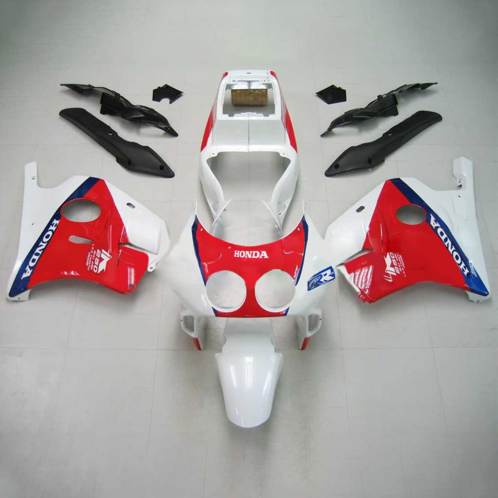 Amotopart 1990-1998 Honda CBR250RR MC22 Fairing Red&White Kit