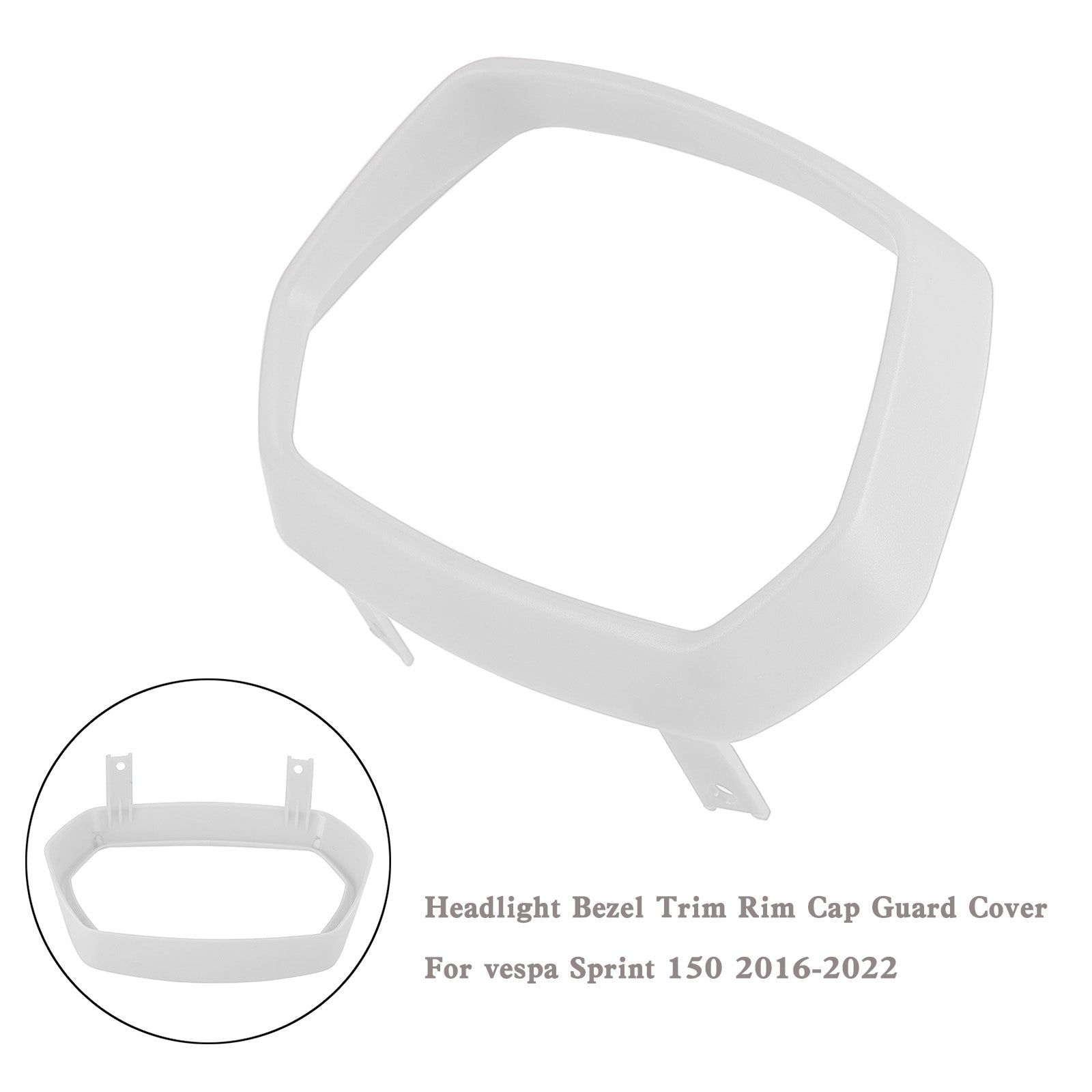 Headlight Bezel Trim Rim Cap Guard Cover For vespa Sprint 150 2016-2022