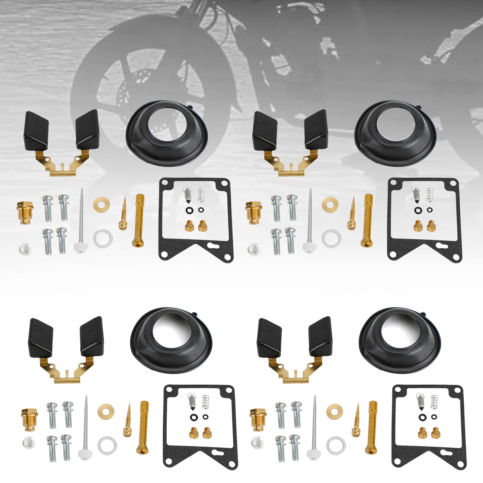 4X Carburetor Rebuild Repair Kit fit for Yamaha Virago 750 XV750 1981-1983