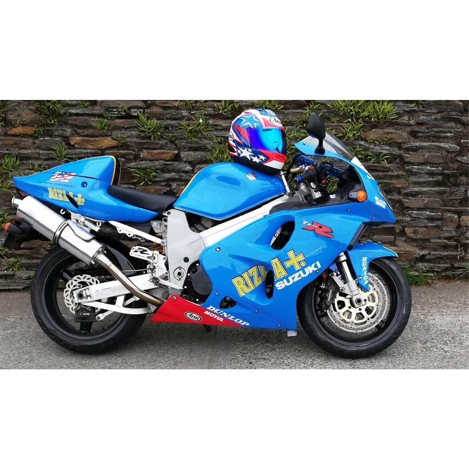 Amotopart 1998-2003 Suzuki TL1000R Fairing RIZLA Sky blue Kit