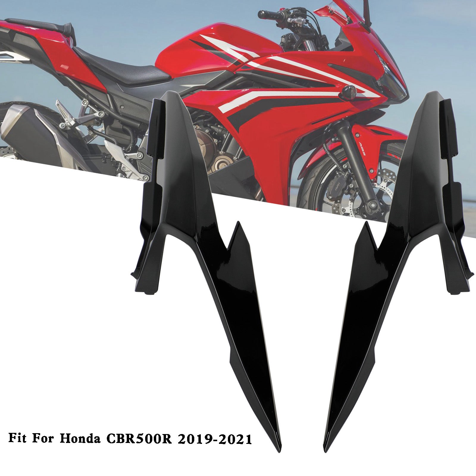 リアアッパーテールサイドカバーフェアリングカウルホンダ CBR500R 2019-2021 汎用