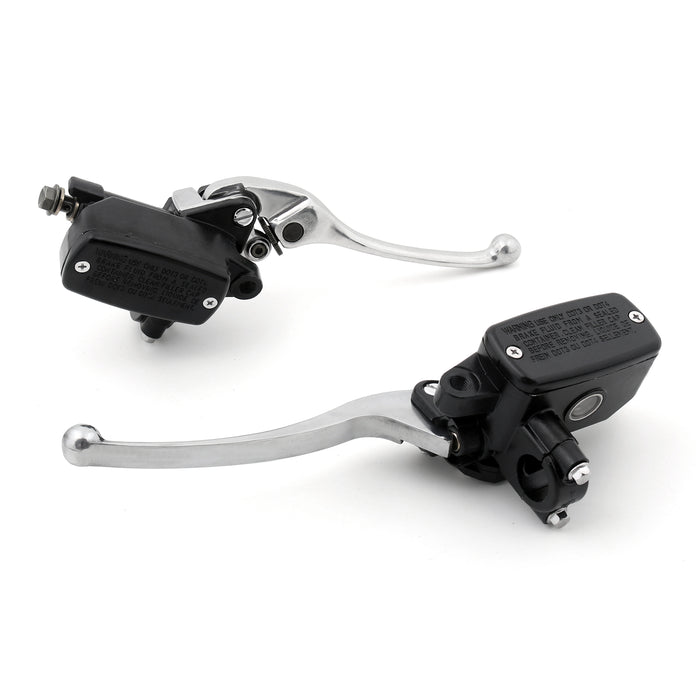 02-14 ST1300 13-14 CB1100 98-09 VFR800 VFR800F 84-2001 CBX750 Honda Chrome Brake Clutch Master Cylinder Reservoir Lever