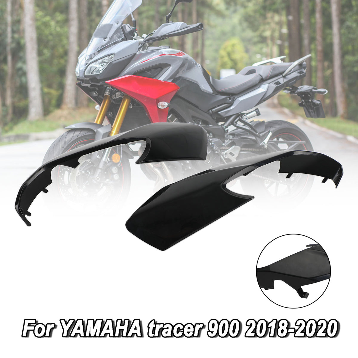 Unlackierte Frontseiten-Scheinwerferplatte für Yamaha Tracer 900/GT 2018–2020