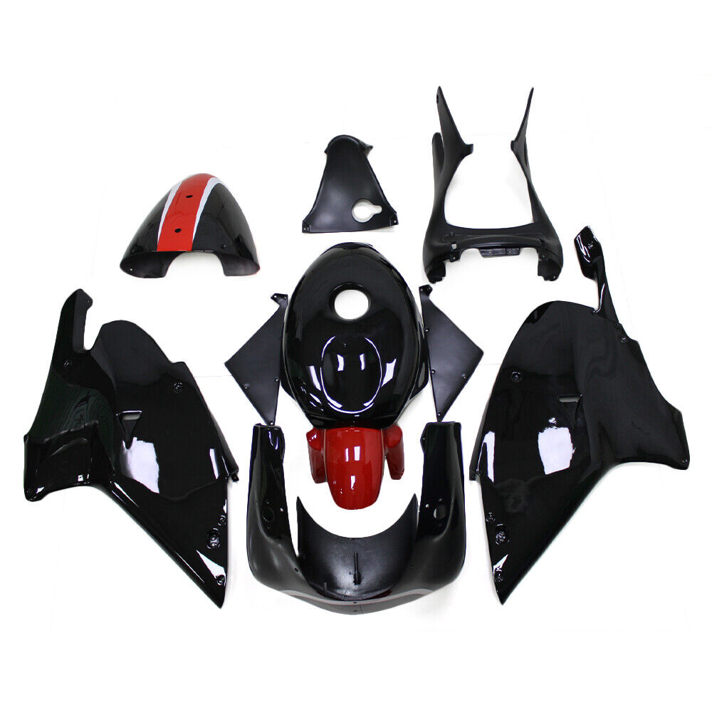 Amotopart Aprilia 1998–2003 RS250 Verkleidungsset in Schwarz und Rot