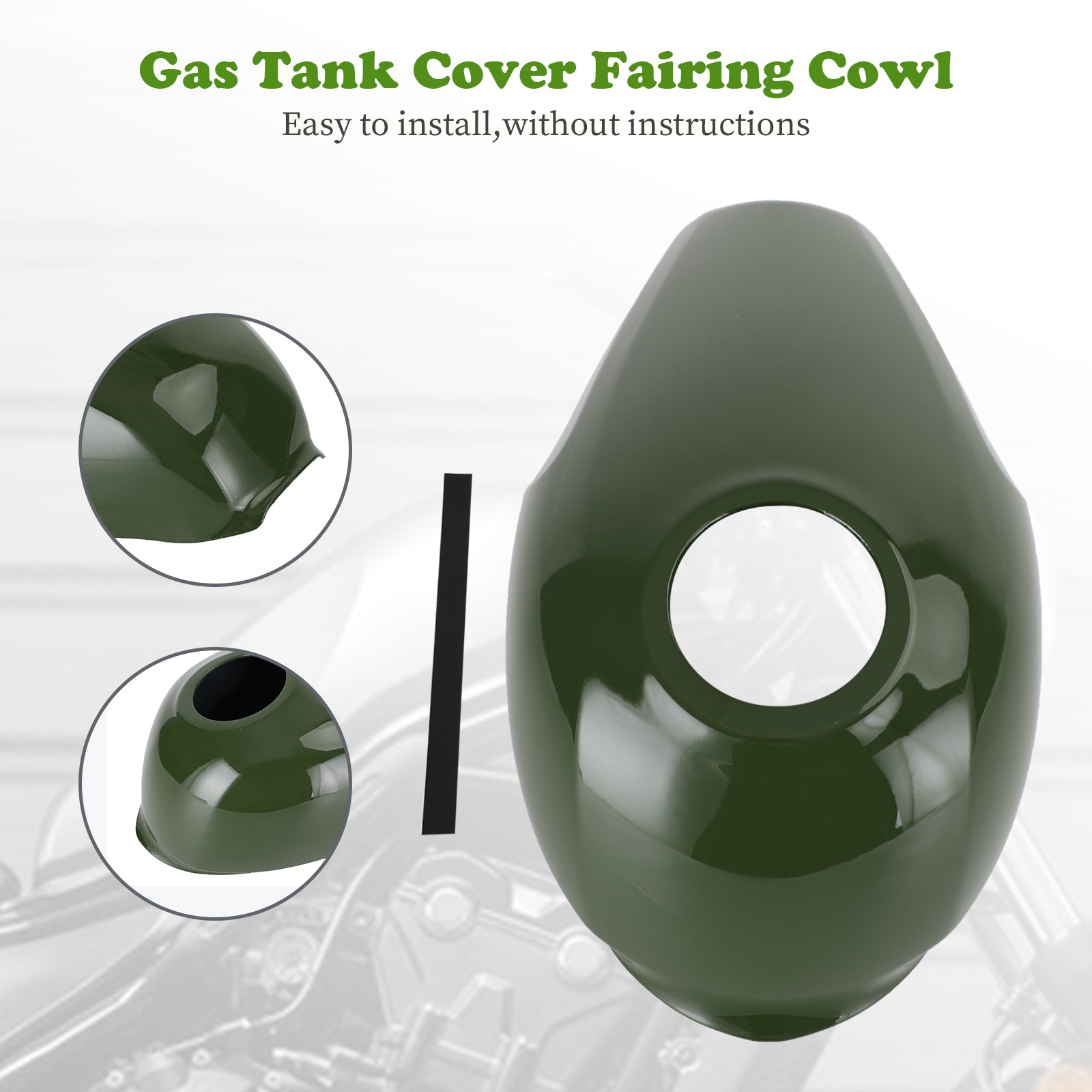 Gas Tank Cover Trim Fairing Cowl for Honda Rebel CMX300 CMX500 2017-2022 Generic