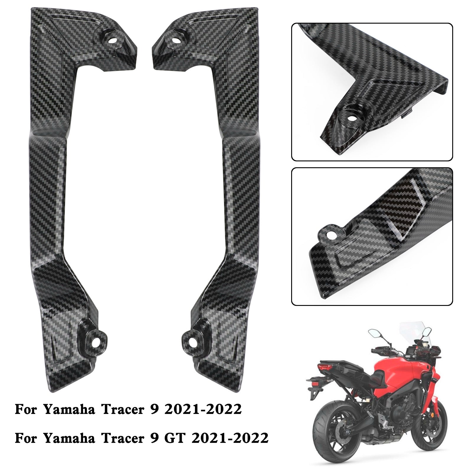 Rear Tail Seat Side Fairing Covers For Yamaha Tracer 9 GT 2021-2022