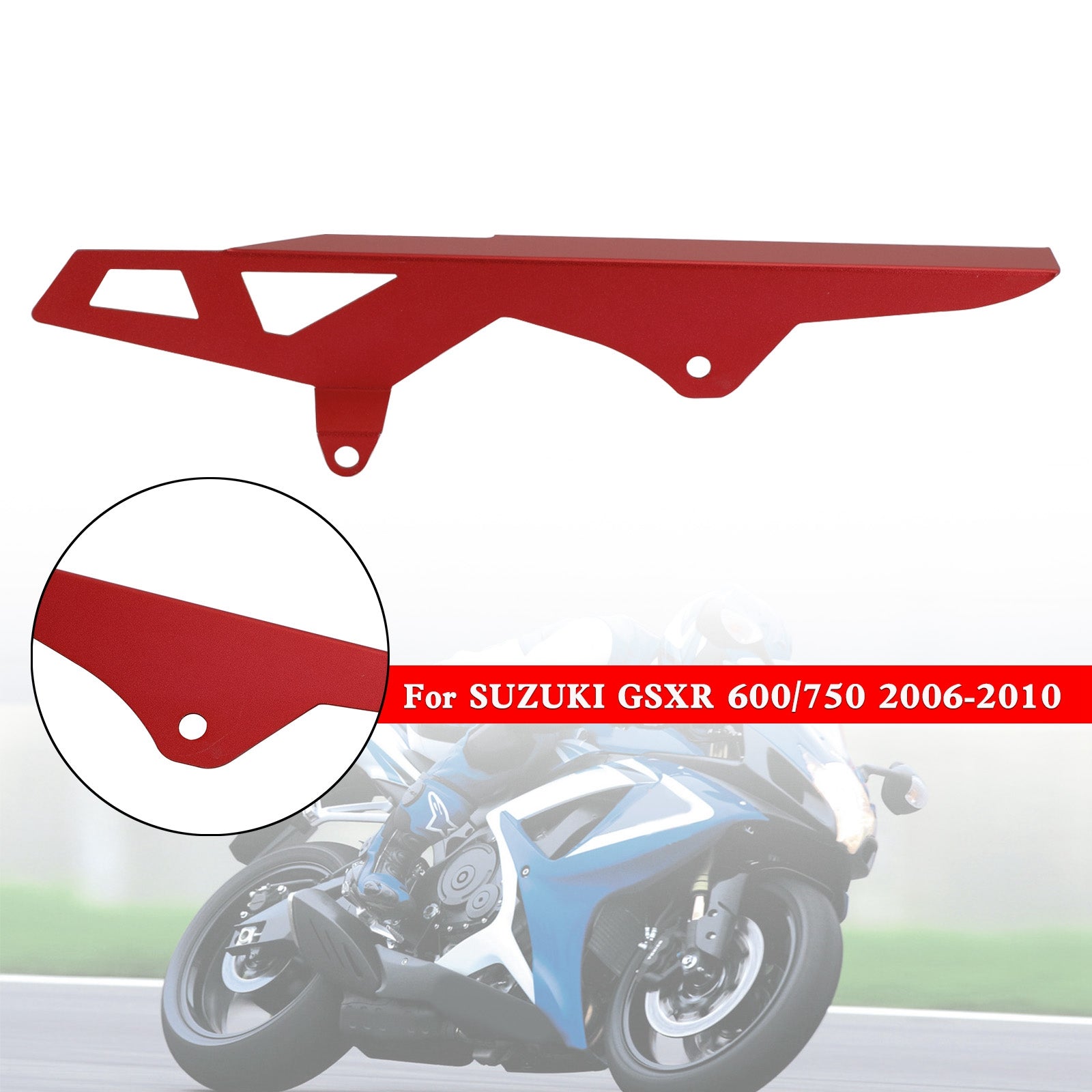 Sprocket Chain Guard Protector Cover For SUZUKI GSXR 600/750 2006-2010