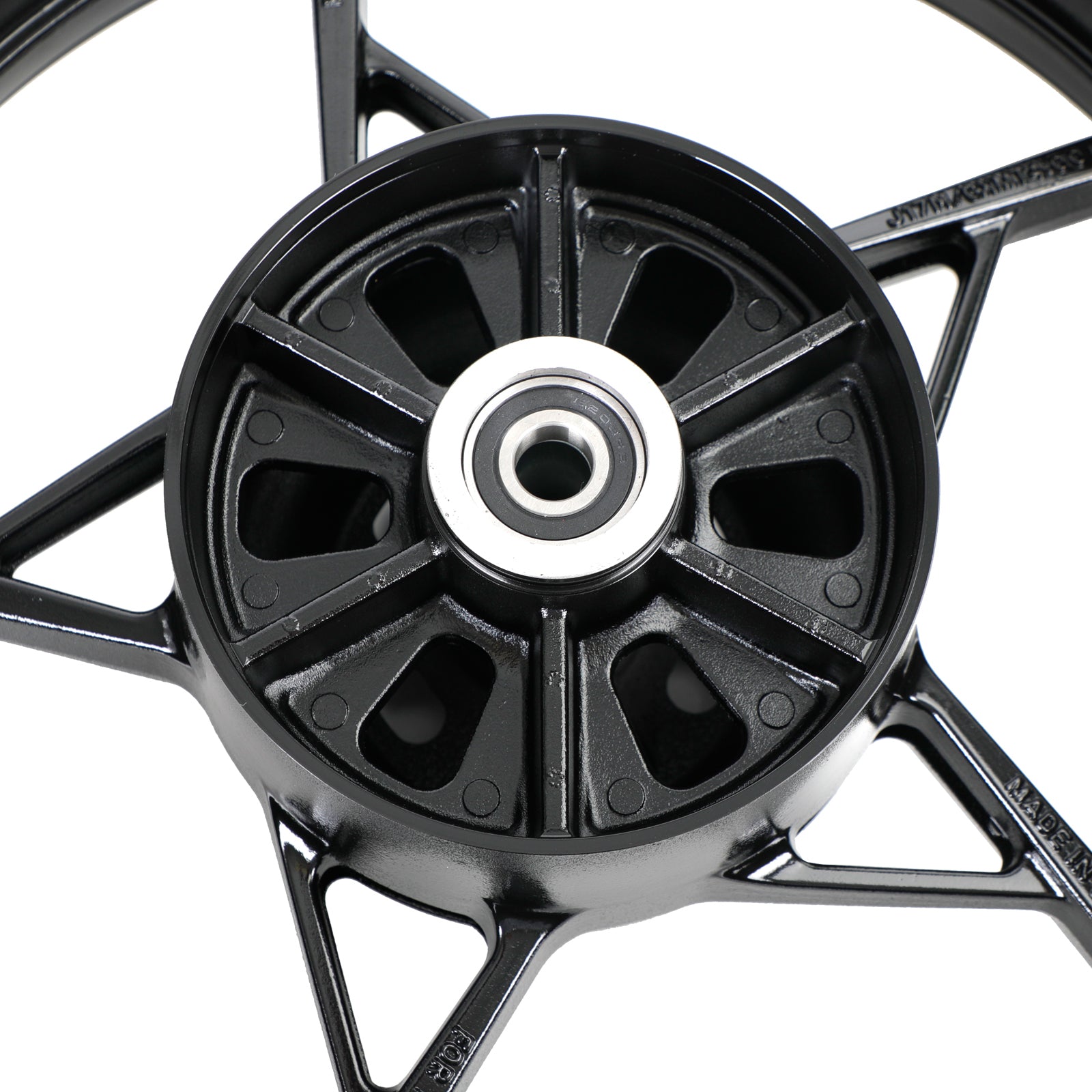 18-23 Kawasaki EX 400 G Ninja 400 / ABS / Z 400 Glossy Black Rear Wheel Rim