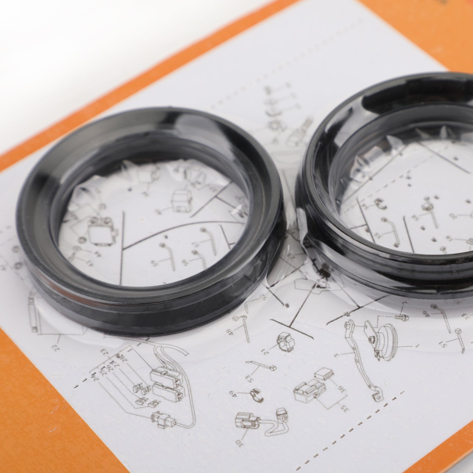 Front Fork Oil Seal Dust Seal Kit for Yamaha XV XVZ 4NK-23145-00 4NK-23144-00