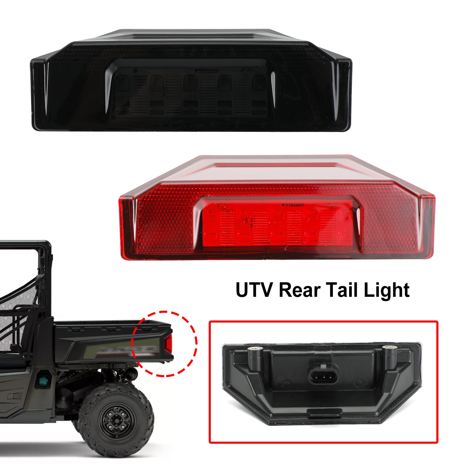 Feu arrière UTV 2412774 pour Polaris Ranger Crew 570 XP 900 général 2013 – 2020