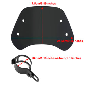 Universal Windshield WindScreen fit for motorcycle with 28-41mm front fork