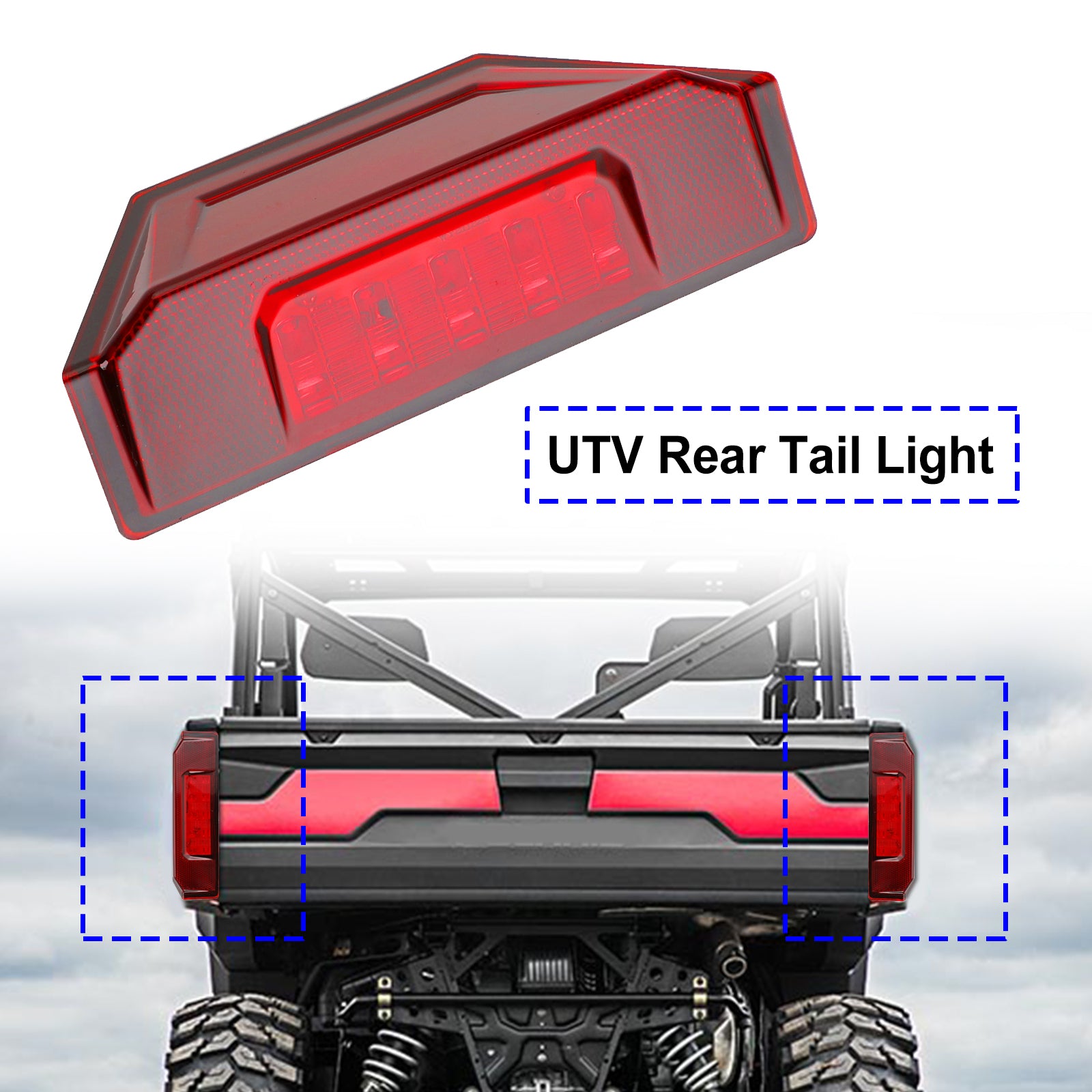 2412774 UTV Tail Light for Polaris Ranger Crew 570 XP 900 General 2013-2020