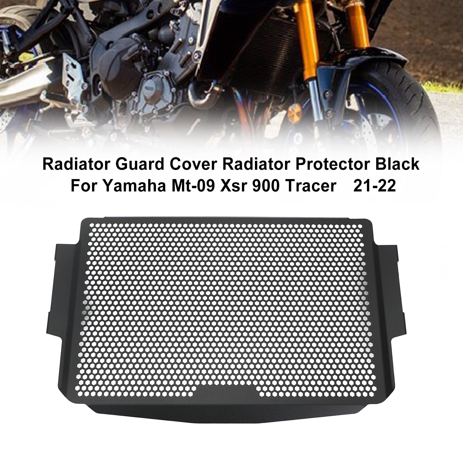 Protector Radiador Protector Radiador Negro Para Yamaha Mt-09 Xsr 900 21-22 Genérico