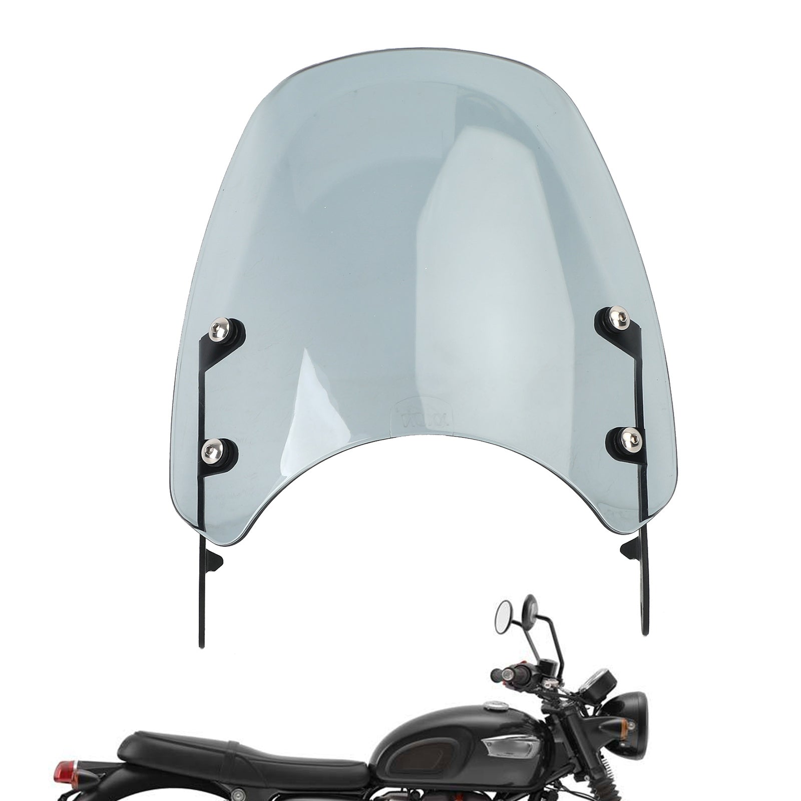 ABS Plastic Motor Windshield WindScreen for Triumph Bonneville T100 T120 Gray Generic