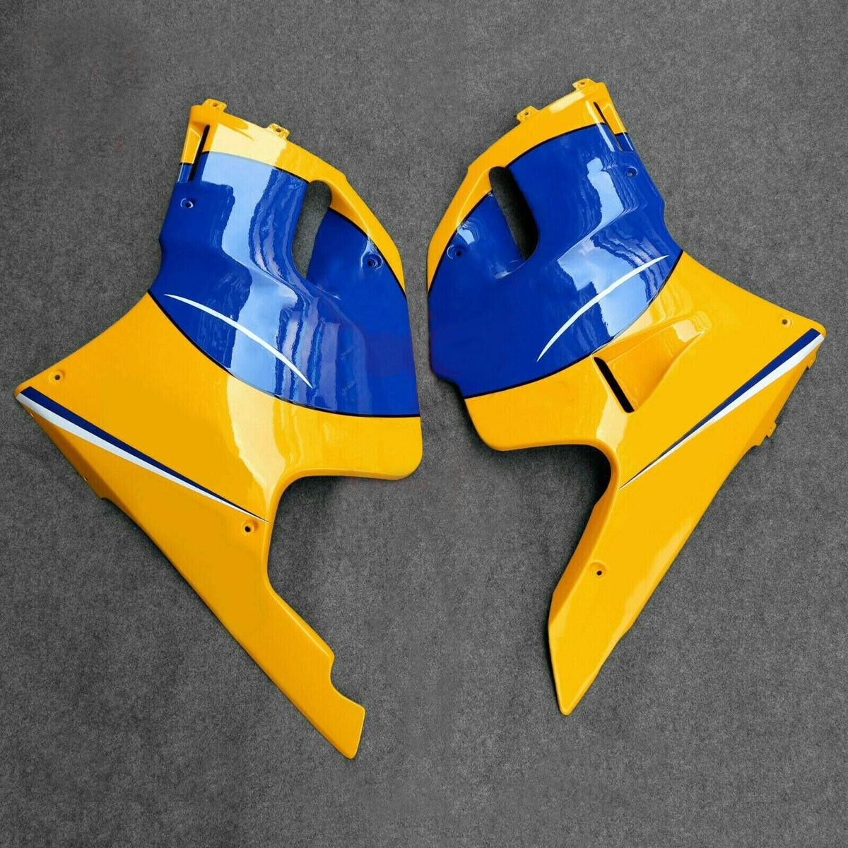 Amotopart 1991-1994 Yamaha TZR250 3XV Fairing Yellow&Blue Kit