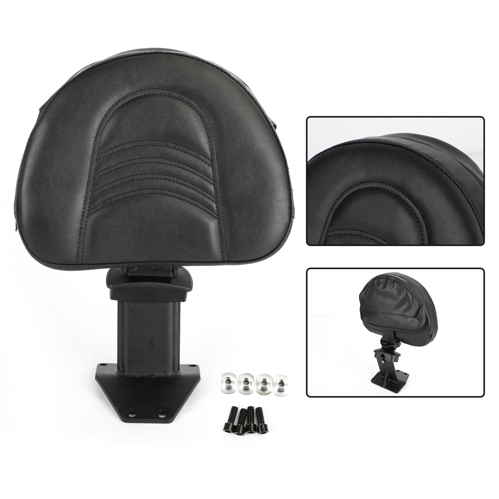 Black Driver Backrest fit for Honda Goldwing 1800 GL1800 2018-2020 Generic