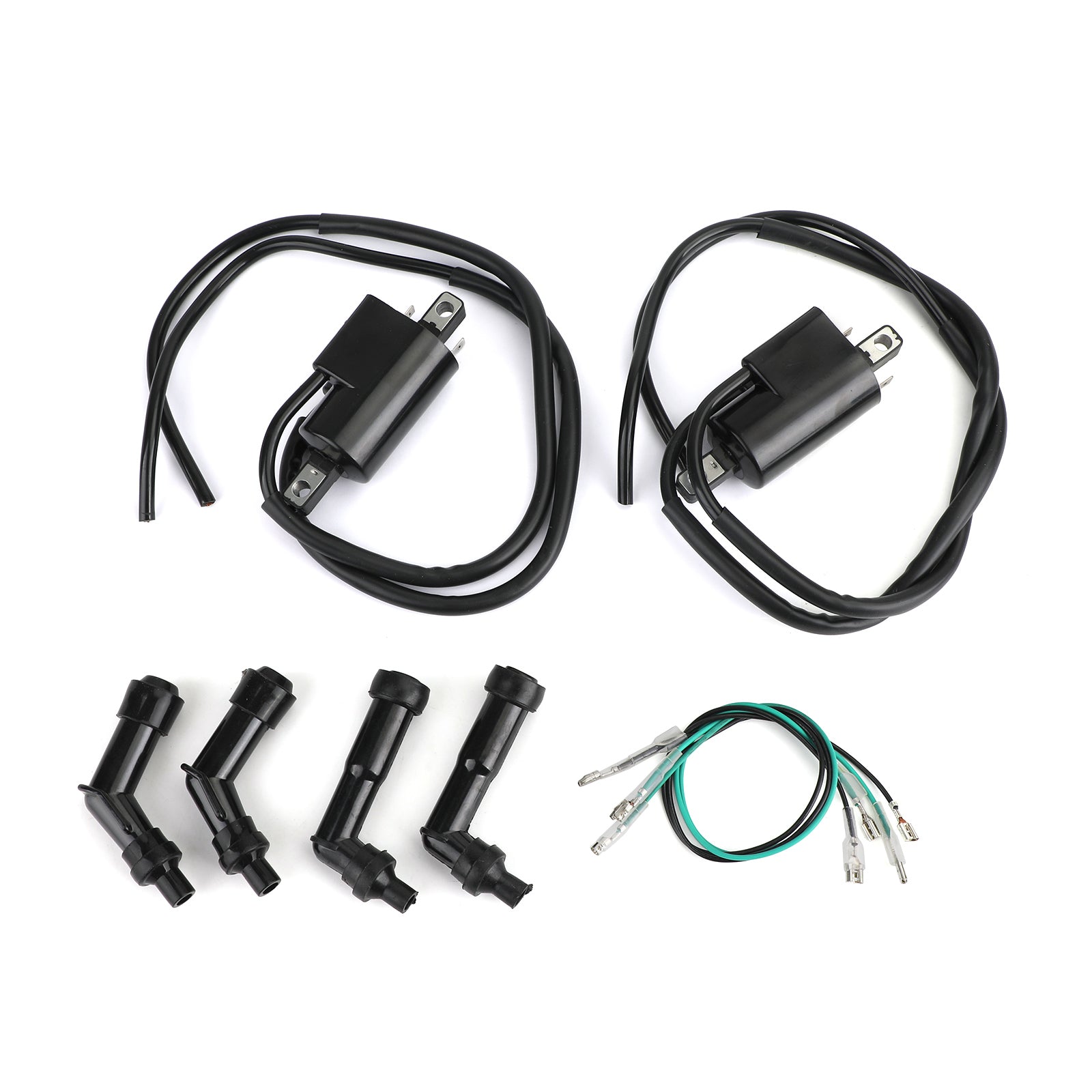 Ignition Coils and Spark Plug Caps fit for Honda CB350F CB400F CB500 CB550