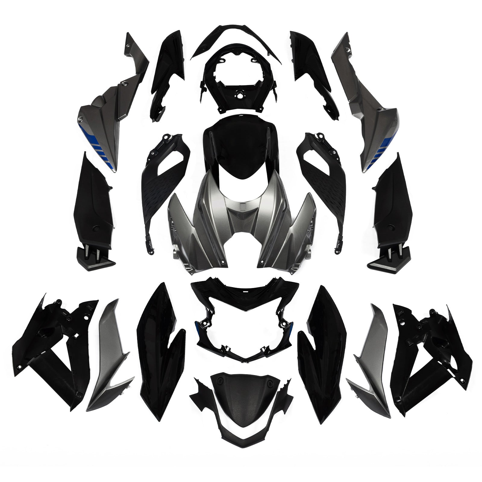 Amotopart (2017-2022) Suzuki GSXS 750 Bodywork Fairing Kit Colletion