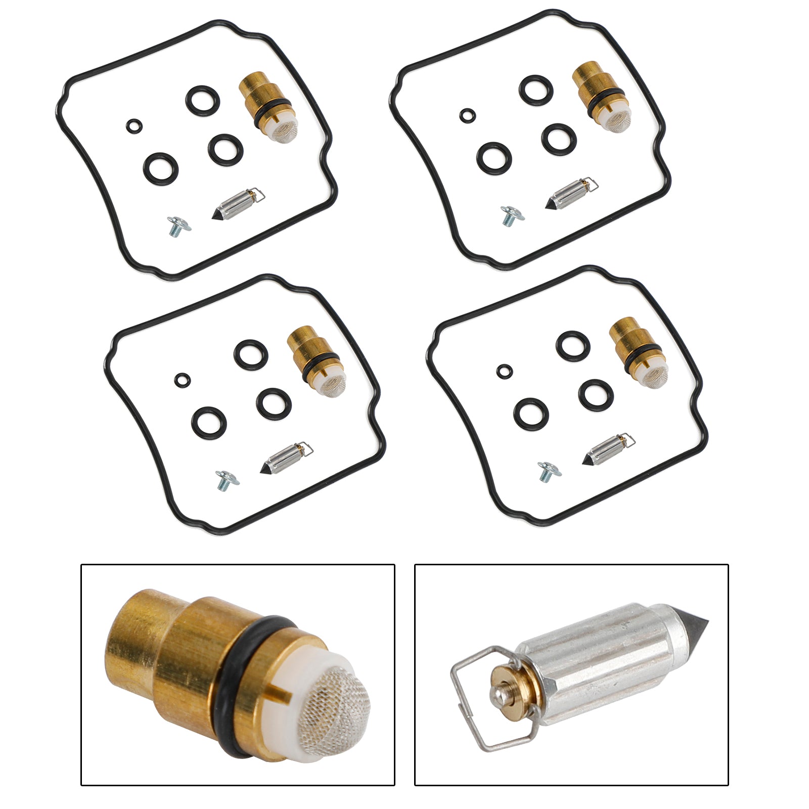 Kit de reparación y reconstrucción de carburador 4X apto para Yamaha versión FZR400(1WG)R/RR 88-1990