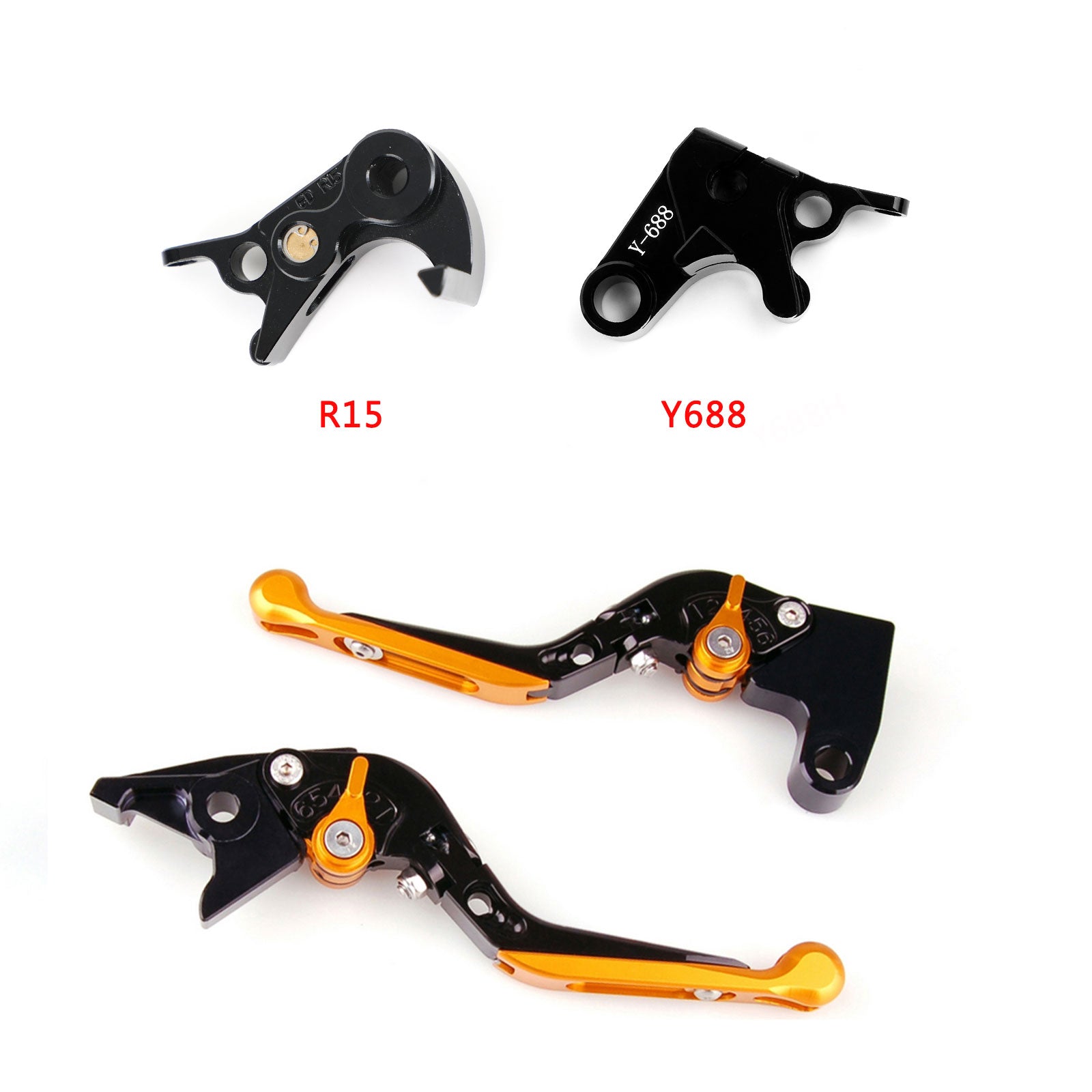 17-20 Yamaha YZF R1/R1M/R1S 15-21 YZF R6 Adjustable Clutch Brake Lever Generic