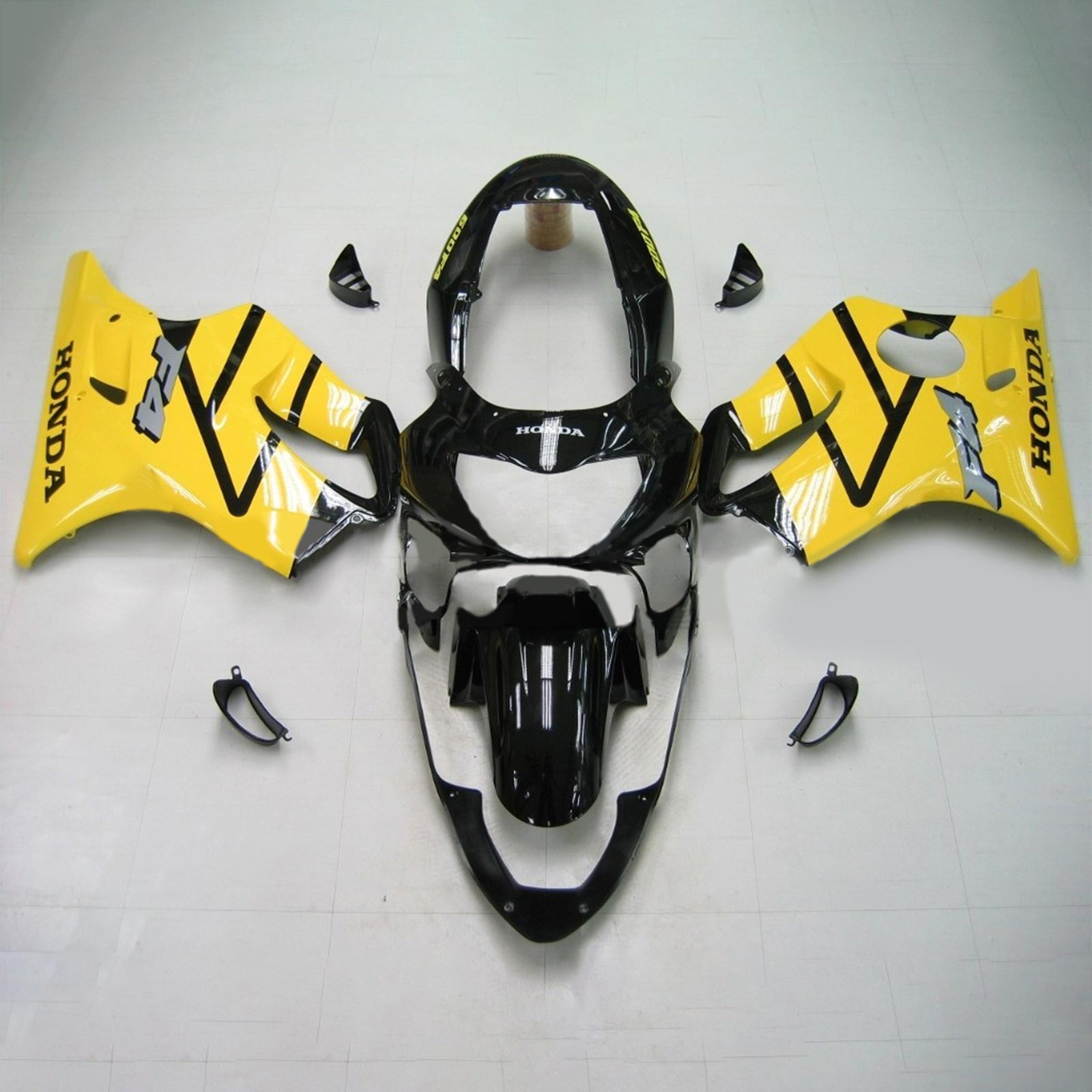 Amotopart Honda CBR600F4 1999-2000 Gul&BKåbesæt med manglende