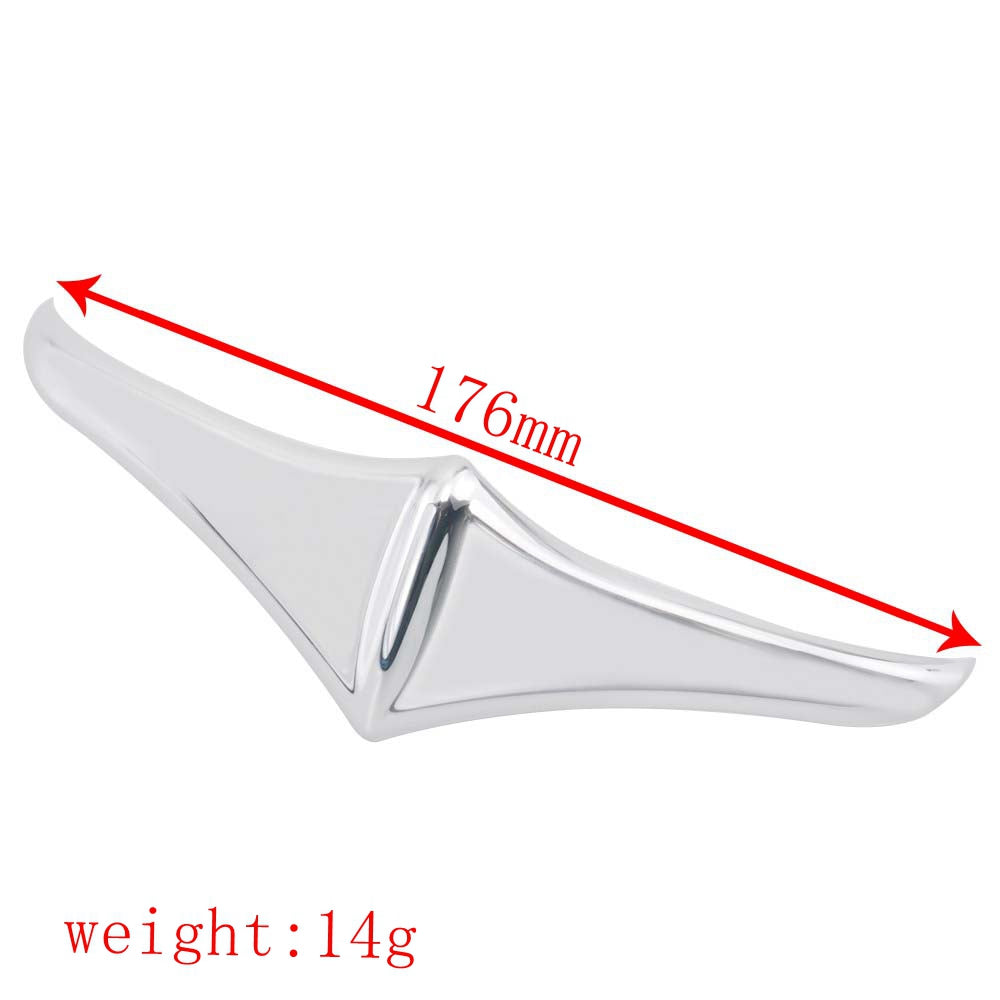 Rear Front Fender Leading Edge Tip Trim Accent Chrome For Touring FLHX FLTR Generic