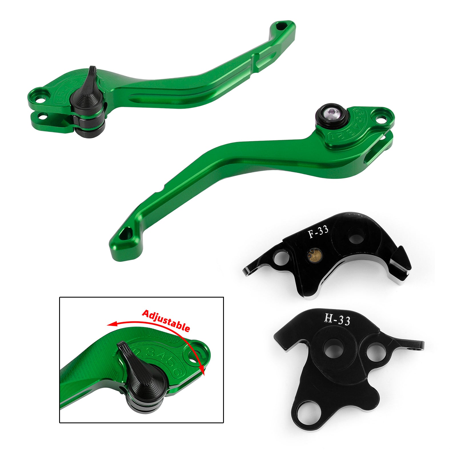 Levier de frein d'embrayage court CNC, adapté à Honda CB1000R 08-2016 CBR1000RR 2004-07