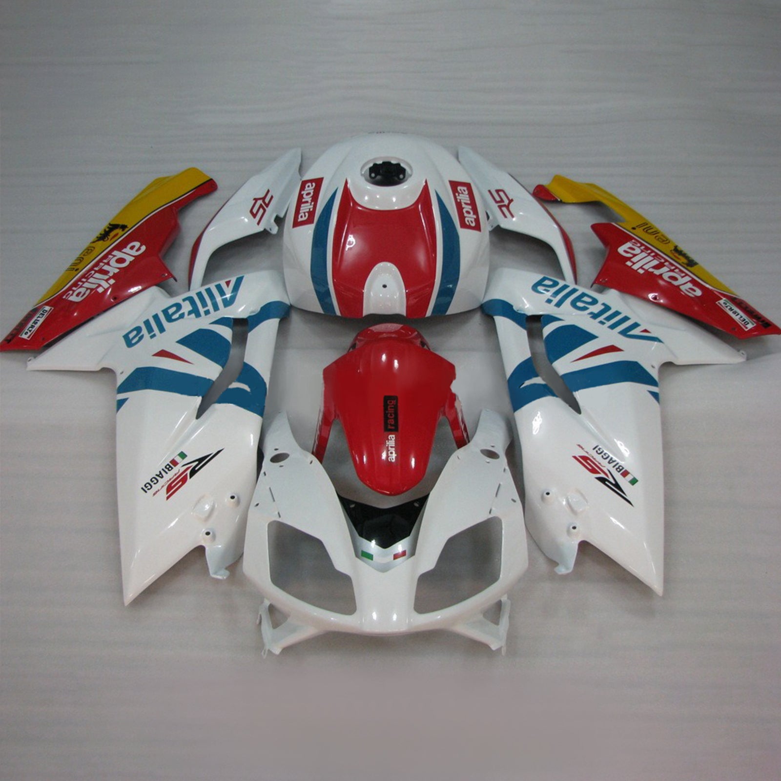 Amotopart Aprilia 2006-2011 RS125 Red&White Style3 Fairing Kit