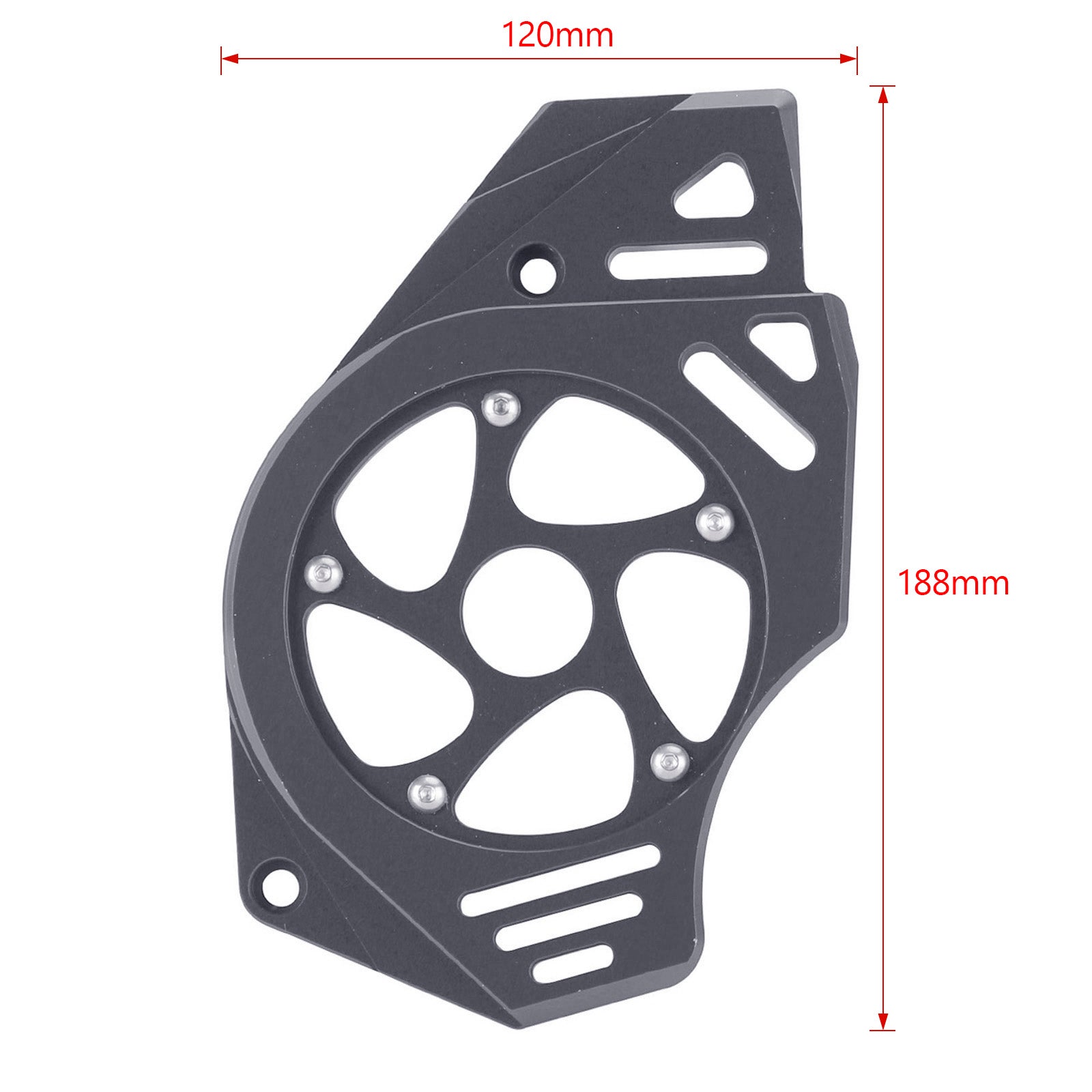 Kettenradabdeckung Kettenschutzschutz für Kawasaki Ninja Vulcan 650 ER-6N