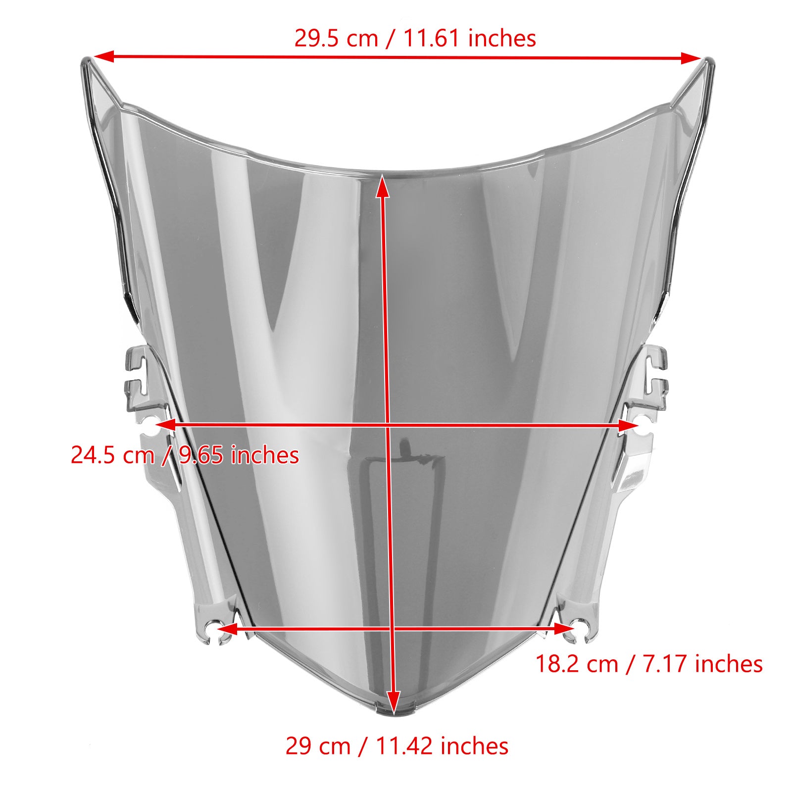 2013–2015 Honda CBR500R ABS Motorrad Windschutzscheibe Windschutzscheibe