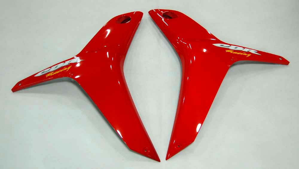 Amotopart 2009–2012 CBR600RR Honda Verkleidungsset in Rot und Schwarz